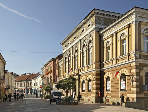 Szeroka street in Tarnow. Poland