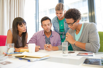 Business people in meeting