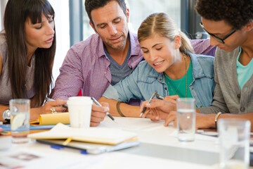 Business people in meeting