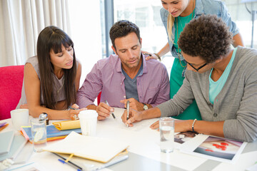 Business people in meeting