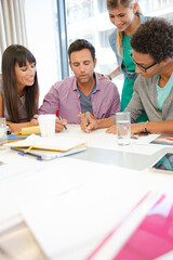 Business people in meeting