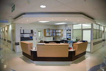 View of hospital reception