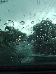 rain drops on window