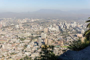 Fototapeta na wymiar Santiago skyline, Chile