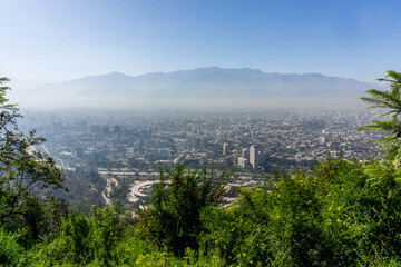 Santiago skyline, Chile
