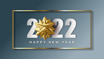 Fototapeta na wymiar 2022 Happy new Year