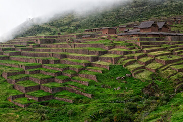 Huchuy Qosqo, arqueological site in Cuzco, Peru