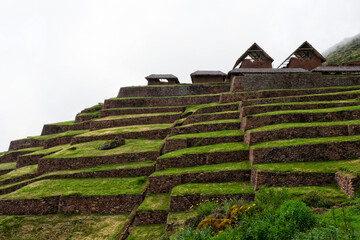 Huchuy Qosqo, arqueological site in Cuzco, Peru - obrazy, fototapety, plakaty