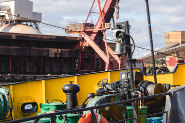 details on the deck of the ship