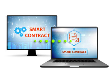 Smart contracts as illustration of blockchain technology