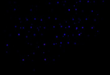 Dark Purple vector template with crystals, circles, squares.