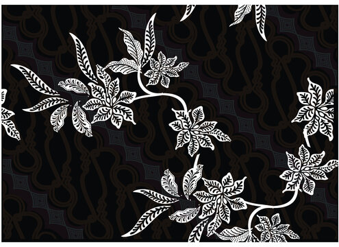 Indonesian batik motifs with very distinctive patterns. exclusive backgrounds. Vector Eps 10