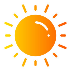 sun gradient icon