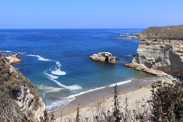 View from the bluffs of Montana de Oro State Park