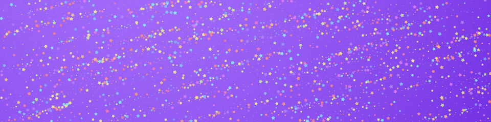 Fototapeta na wymiar Festive lively confetti. Celebration stars. Colorf