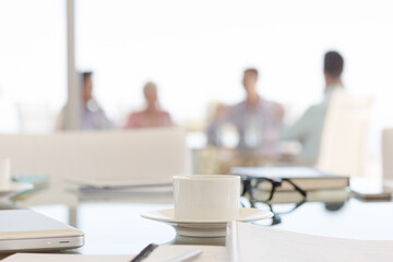 Business people working in meeting