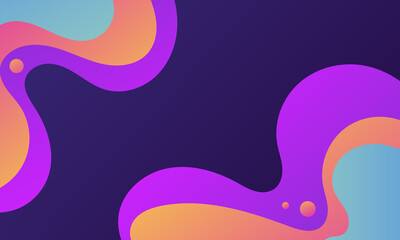 Abstract colorful wave geometric background. Modern background design. Liquid color. Fluid shapes composition. Fit for presentation design. website, basis for banners, wallpapers, brochure, posters