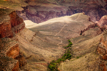 Grand Canyon National Park at the South Rim, Arizona, United States.