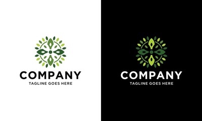 Nature logo. Floral logo. Flower icon. Floral emblem. Cosmetics, Spa, Beauty salon, Decoration, Boutique logo.