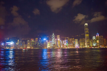 Obraz premium 中華人民共和国香港特別行政区の観光名所を旅行する風景 Scenic Spots in Hong Kong Special Administrative Region, People's Republic of China 