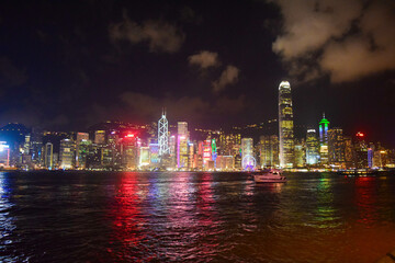 Obraz premium 中華人民共和国香港特別行政区の観光名所を旅行する風景 Scenic Spots in Hong Kong Special Administrative Region, People's Republic of China 