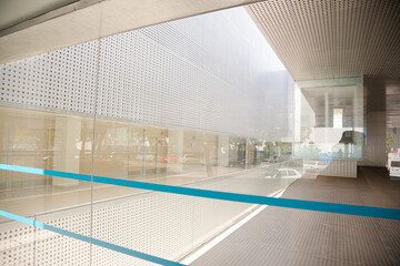 Part of modern building