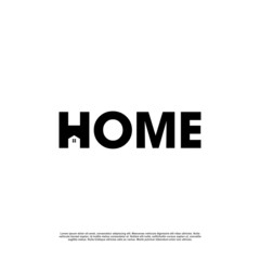 text home logo vector illustration