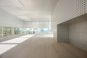 Corridor in modern building