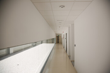 Corridor in modern building