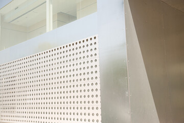 Part of silver building
