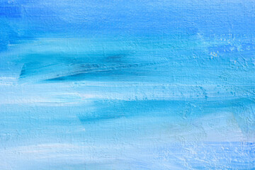 Blue canvas texture with brush marks and strokes