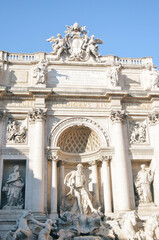 Fototapeta na wymiar Fontana di Trevi in Roma | Europe Travel Photography