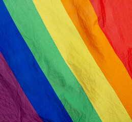 Rainbow flag of the LGBTQ movement