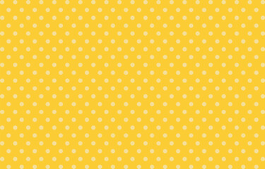 pattern, white polka dots, vector background, Seamless pattern White Dots on yellow background