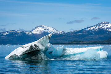 Iceberg floating after calbing