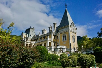 View of the Masandra Palace, Yalta Crimea