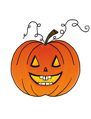 Smiling pumpkin