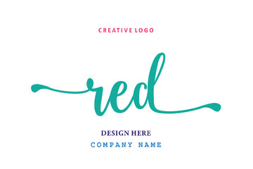 RED lettering logo is simple, easy to understand and authoritative
