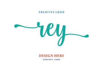 REY lettering logo is simple, easy to understand and authoritative