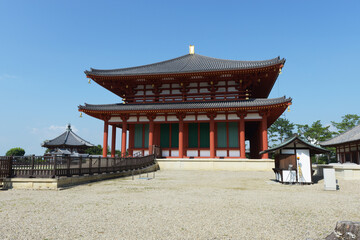 Fototapeta premium 興福寺 中金堂 奈良県奈良市