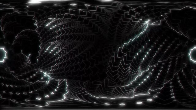 Neon Edge Tracers Glowing Pillars