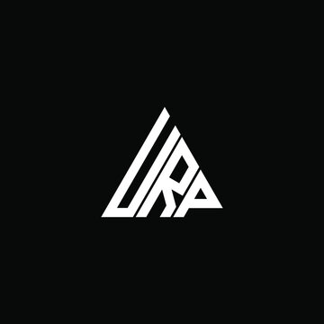 URP letter logo creative design. URP unique design
