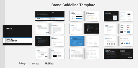 Brand Guideline template Brand Guidelines Brand Style Guidelines Brand Manual