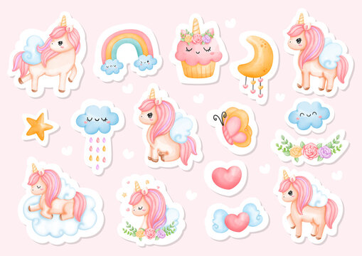 7,400+ Unicorn Sticker Stock Photos, Pictures & Royalty-Free