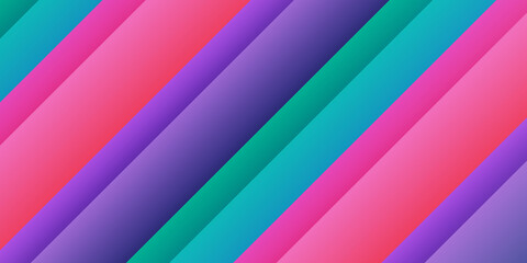 Colorful pink purple and green abstract presentation background