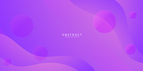 Abstract background made of halftone dots and curved lines in dark purple colors 