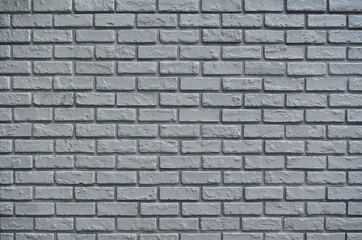 Gray old brick wall texture background. Retro brick wall backdrop.
