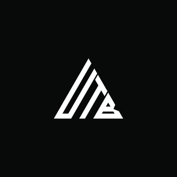 UTB letter logo creative design. UTB unique design
