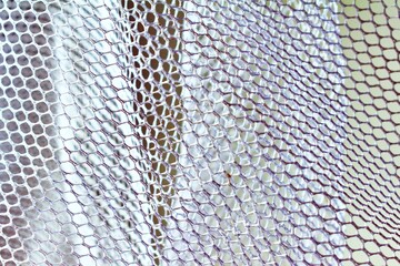 abstract seamless white mesh fabric background