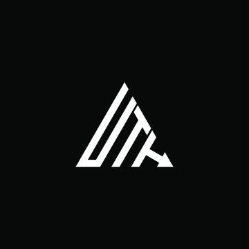 UTH letter logo creative design. UTH unique design
